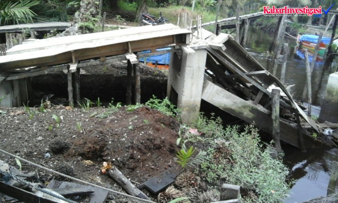 Dinas PUPR Inhil Nyatakan Tidak Pernah Terbitkan SPK Jembatan Desa Saka Palas